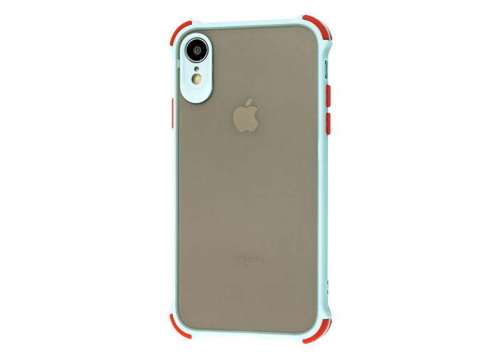 Чехол для iPhone Xr LikGus Totu corner protection бирюзовый