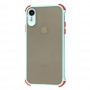 Чехол для iPhone Xr LikGus Totu corner protection бирюзовый