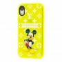 Чехол для iPhone Xr Neon print Микки Маус supreme