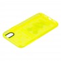 Чехол для iPhone Xr Neon print Микки Маус supreme
