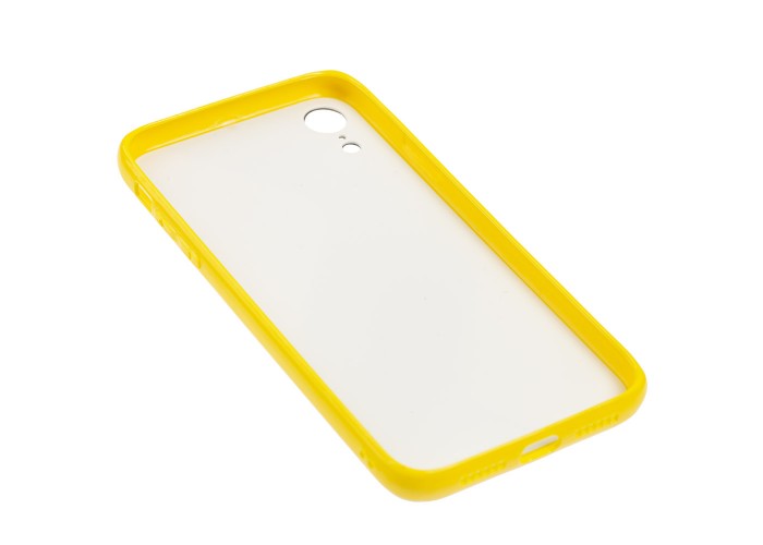 Чехол для iPhone Xr Shine mirror желтый