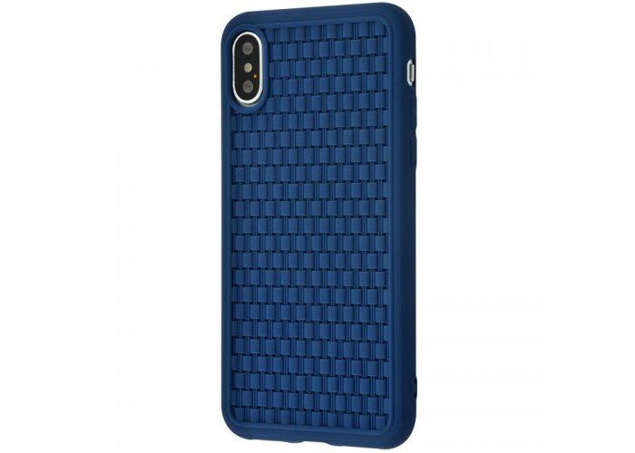 Чехол для iPhone Xs Max Baseus BV Weaving синий