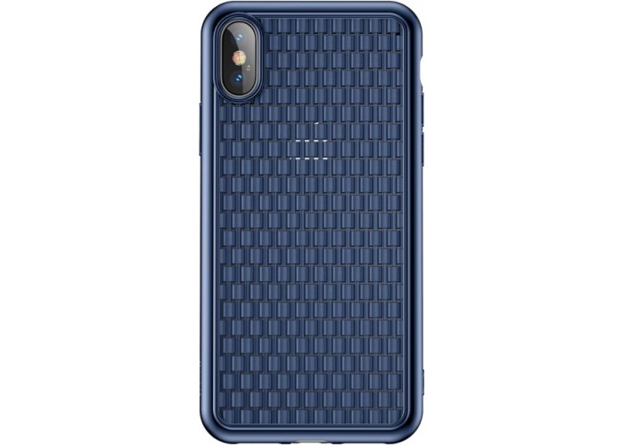 Чехол для iPhone Xs Max Baseus BV Weaving синий