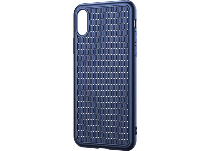 Чехол для iPhone Xs Max Baseus BV Weaving синий