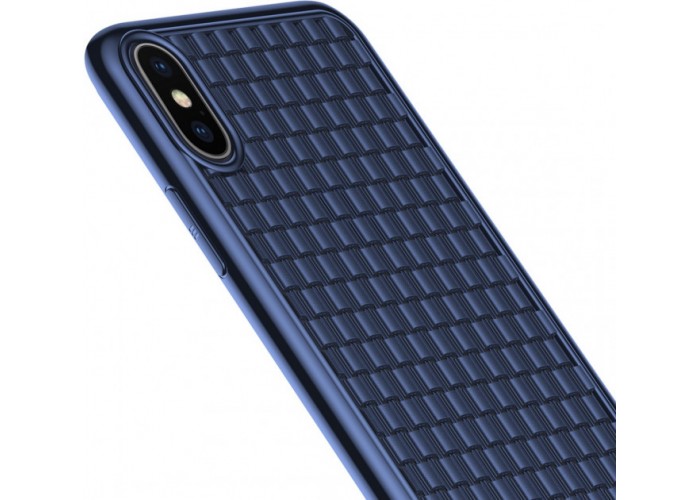 Чехол для iPhone Xs Max Baseus BV Weaving синий