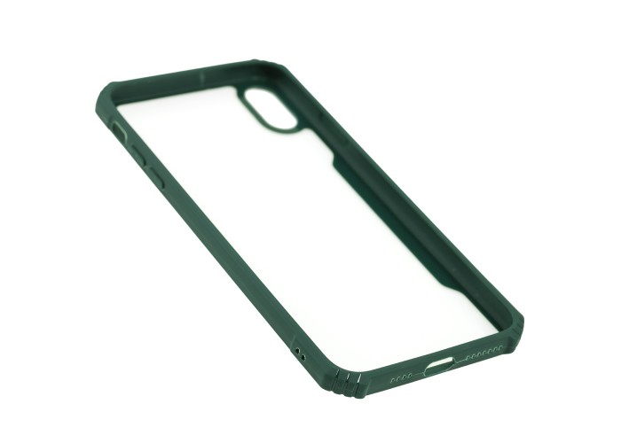 Чехол для iPhone Xs Max Defense shield silicone зеленый