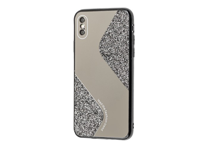 Чехол для iPhone Xs Max Shine mirror черный
