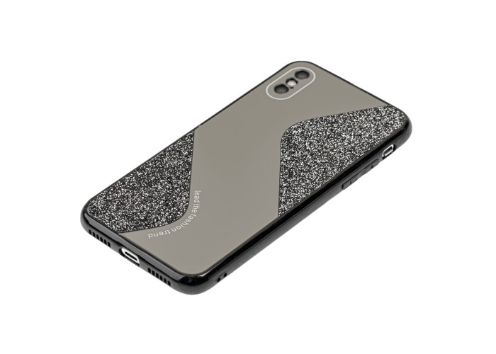 Чехол для iPhone Xs Max Shine mirror черный