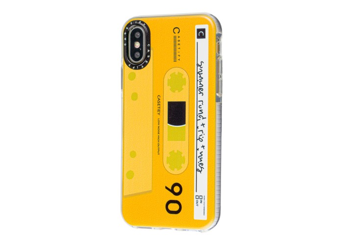 Чехол для iPhone Xs Max Tify кассета желтый