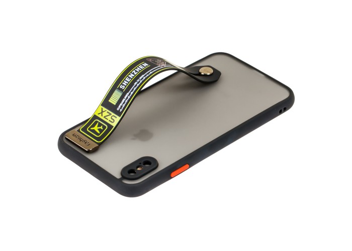 Чехол для iPhone Xs Max WristBand shenzhen черный