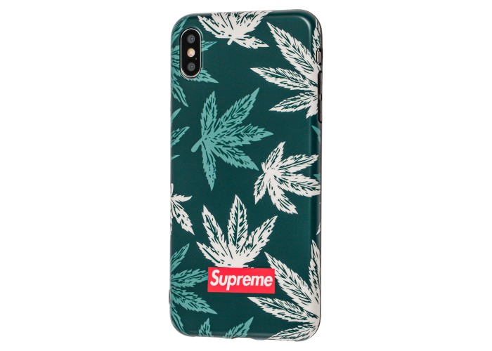 Чехол для iPhone Xs Max  IMD canabis
