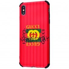 Чехол для iPhone Xs Max  Under Armor "Gu" красный