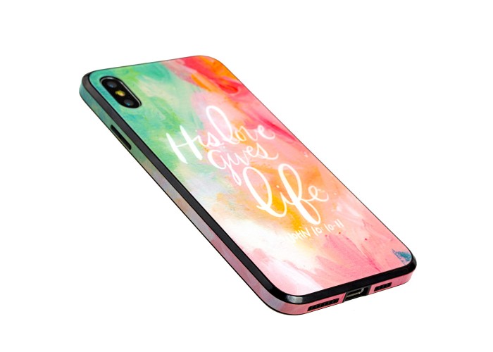 Чехол для iPhone Xs Max glass 
