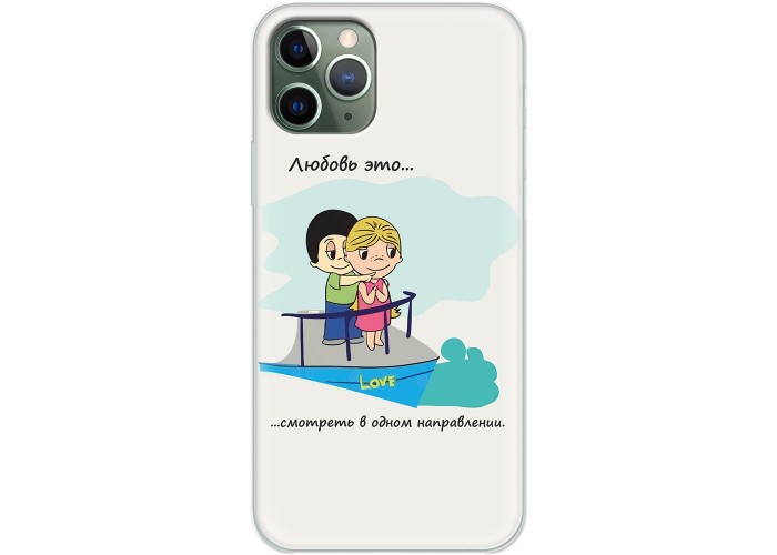 Чехол iPhone 11Pro Mixcase для влюбленных 30