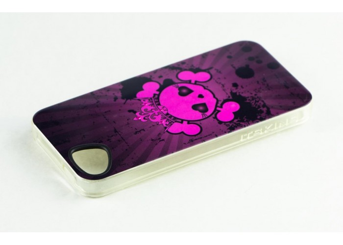 Чехол iPhone 5 Pink Skull Phantom