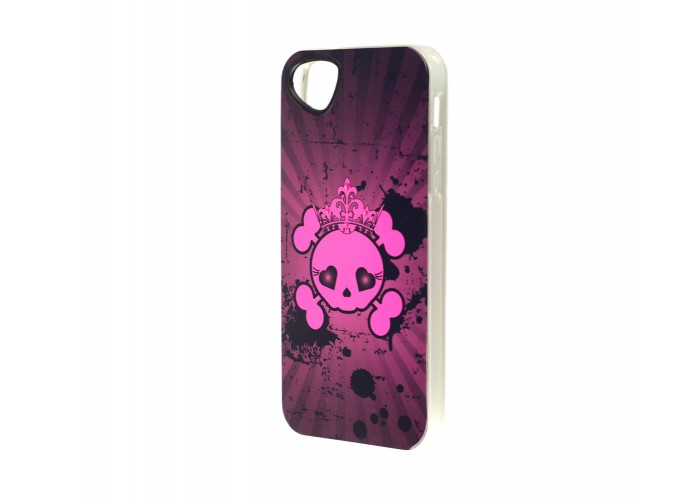 Чехол iPhone 5 Pink Skull Phantom