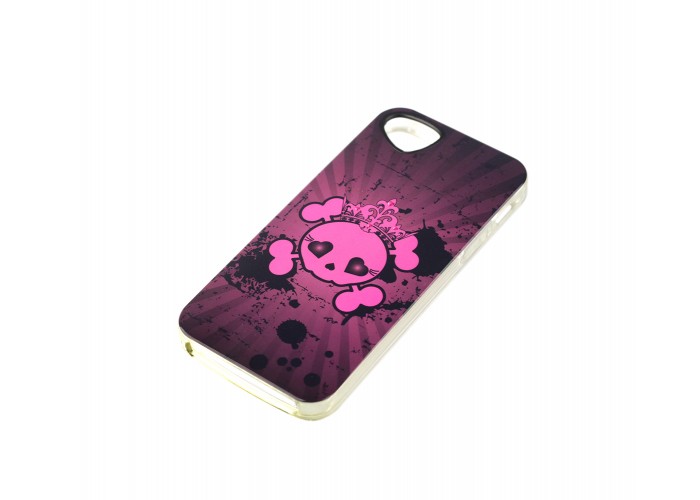Чехол iPhone 5 Pink Skull Phantom