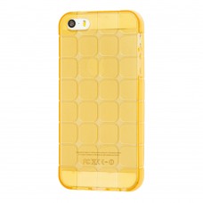 Чехол квадрат для iPhone 5 золотитсый