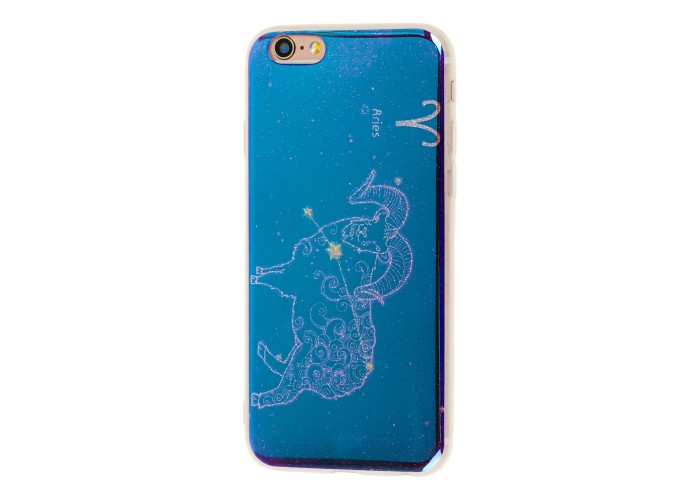 Накладка силиконовая перламутр зодиаки для iPhone 6 Aries