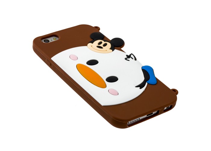 3D чехол Disney Double Faces для iPhone 6 Mickey коричневый