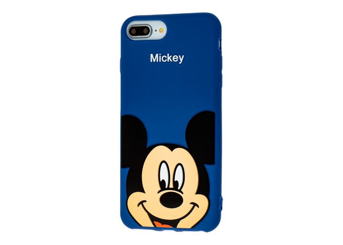 Чехол 3D для iPhone 7 Plus / 8 Plus Disney Mickey Mouse синий