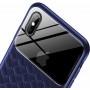 Чехол Baseus Glass Weaving для iPhone Xs Max синий