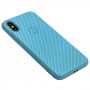 Чехол Carbon New для iPhone X / Xs голубой