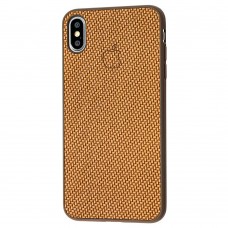 Чехол Carbon New для iPhone Xs Max светло-коричневый