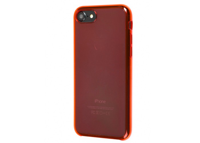Чехол Clear для iPhone 7 / 8 красный