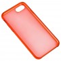 Чехол Clear для iPhone 7 / 8 красный