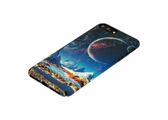 Чехол Ibasi & Coer для iPhone 7 Plus / 8 Plus матовое покрытие другая планета