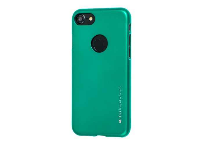 Чехол Mercury iJelly Metal для iPhone 7 / 8 зеленый
