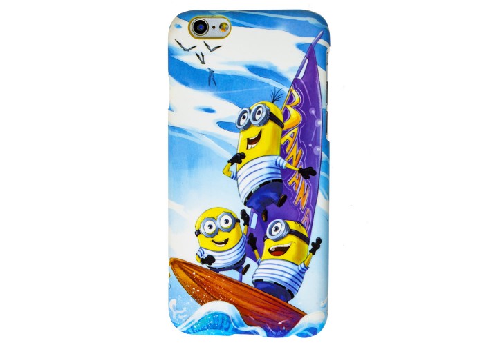 Чехол Minions для iPhone 6 море с лодкой