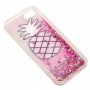 Чехол My girl для iPhone 7 / 8 блестки вода розовый 