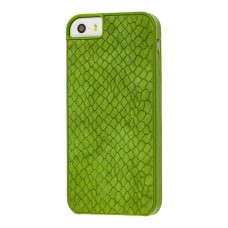 Чехол Rock Royal для iPhone 5 зелен крокодил
