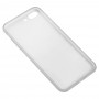 Чехол SMTT для iPhone 7 Plus / 8 Plus матовый белый прозрачный