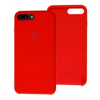 Чехол Silicone для iPhone 7 Plus / 8 Plus case красный