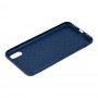 Чехол Weaving для iPhone X / Xs case синий