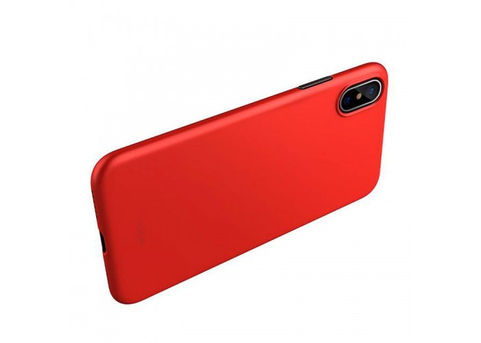 Чехол для Apple iPhone X / Xs Rock Naked Shell красный