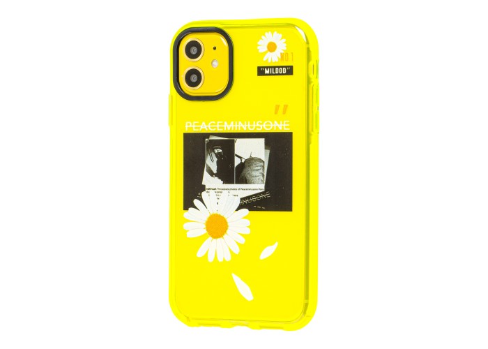Чехол для iPhone 11 Neon print ромашка