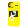 Чехол для iPhone 11 Neon print ромашка
