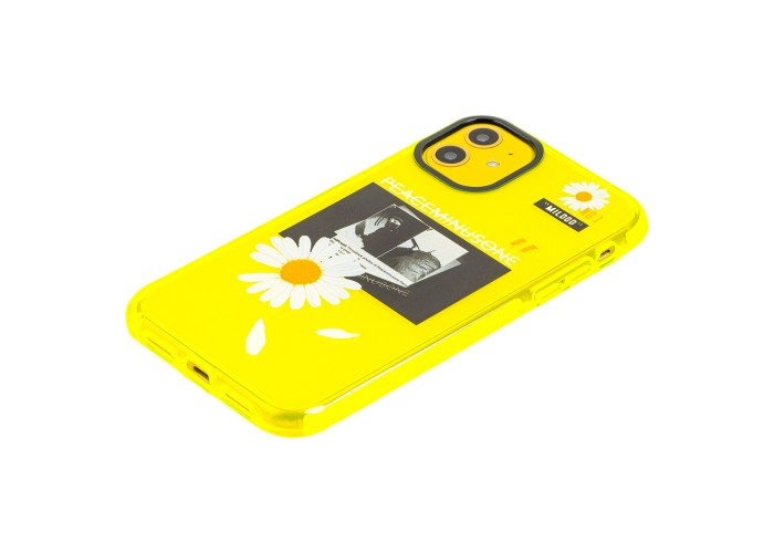 Чехол для iPhone 11 Neon print ромашка