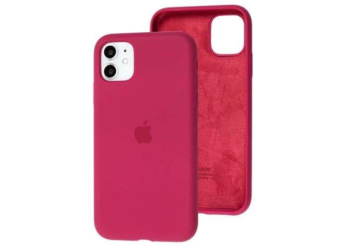 Чехол для iPhone 11 Silicone Full pomegranate