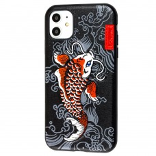 Чехол для iPhone 11 SkinArma case Showa series серый