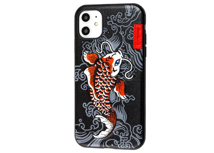 Чехол для iPhone 11 SkinArma case Showa series серый