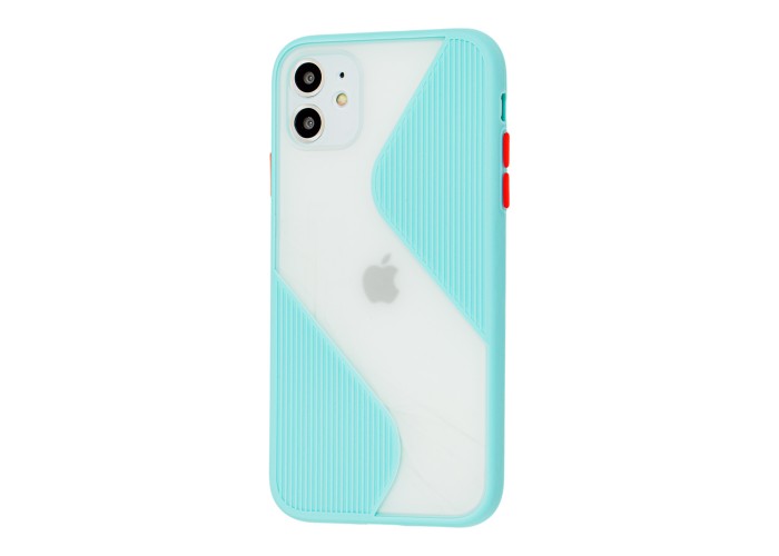 Чехол для iPhone 11 Totu wave бирюзовый