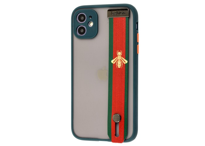 Чехол для iPhone 11 WristBand G V зеленый