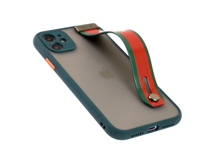 Чехол для iPhone 11 WristBand G V зеленый