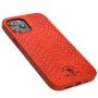 Чехол для iPhone 12 Pro Max Polo Knight (Leather) красный