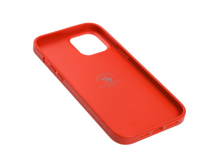 Чехол для iPhone 12 Pro Max Polo Knight (Leather) красный